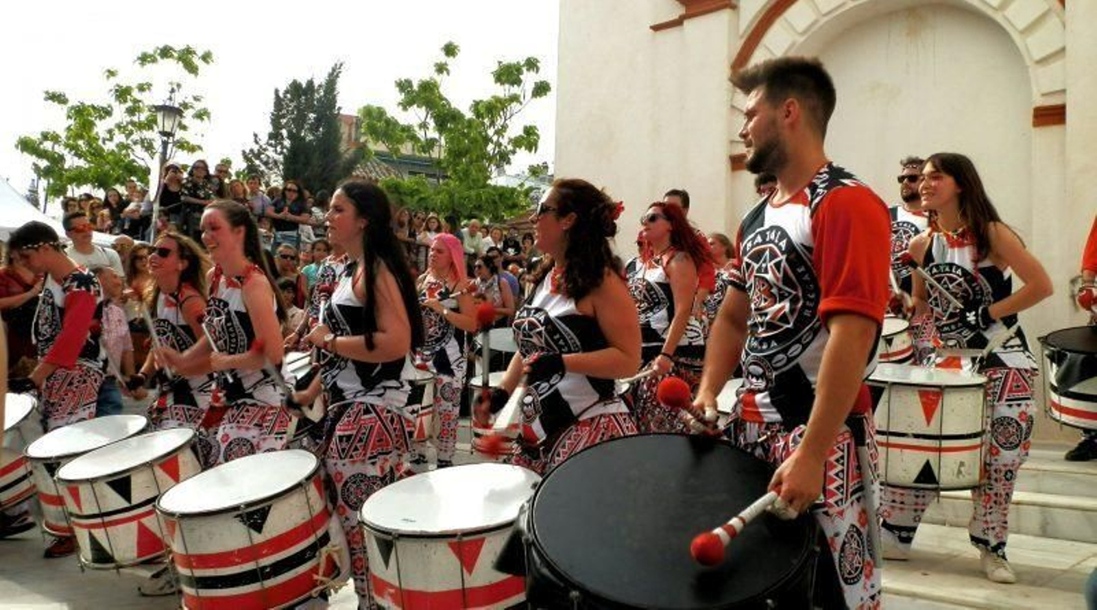 Batucada actuando en el Trebufestival, en una foto de archivo.