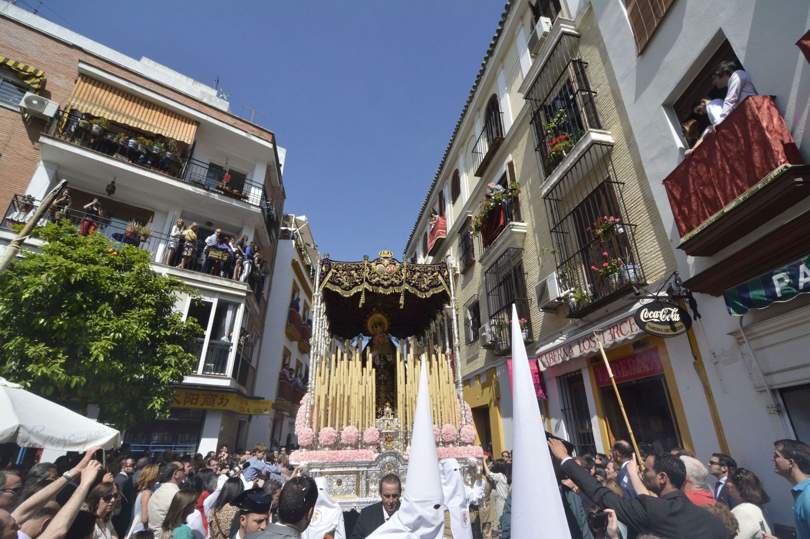 La Virgen del Subterráneo, titula de la cofradía de la Cena.