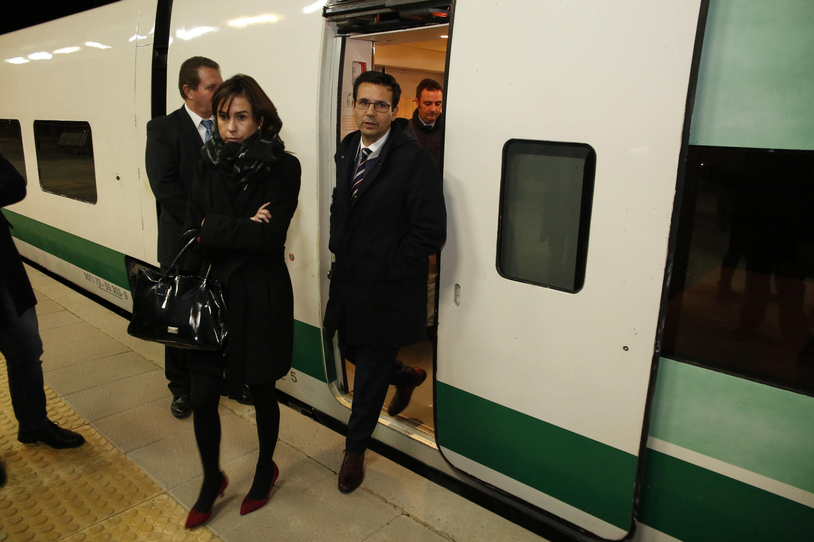 Inauguración en Antequera de las fases de pruebas del AVE