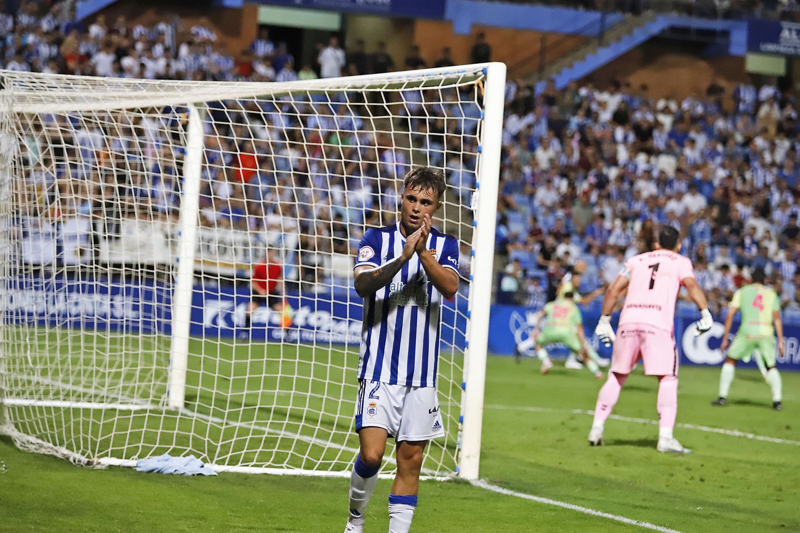 Imágenes del encuentro entre el Recreativo de Huelva y el Málaga