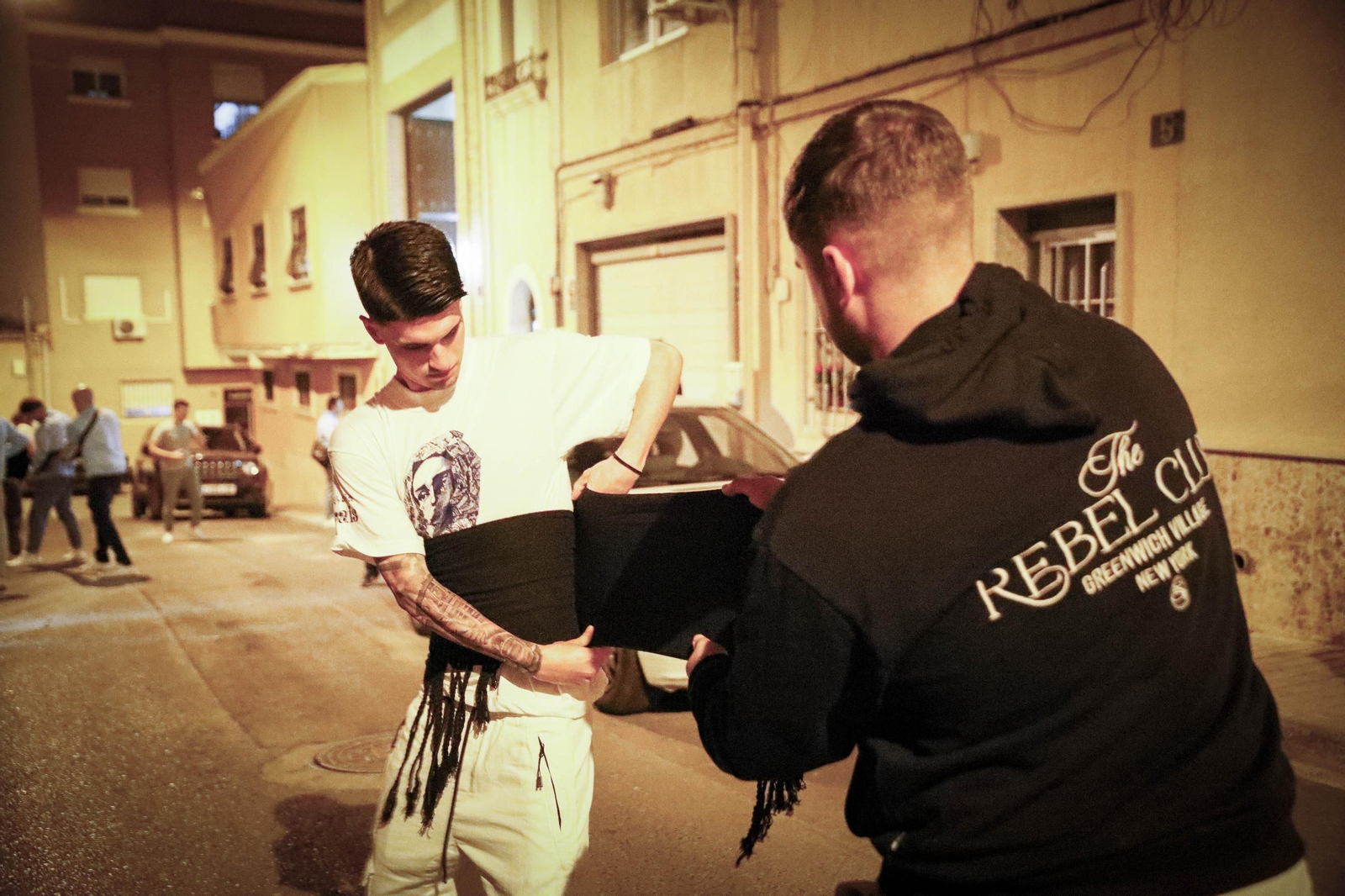 Ensayo de la hermandad de los Ángeles de la ciudad de Almería, en imágenes