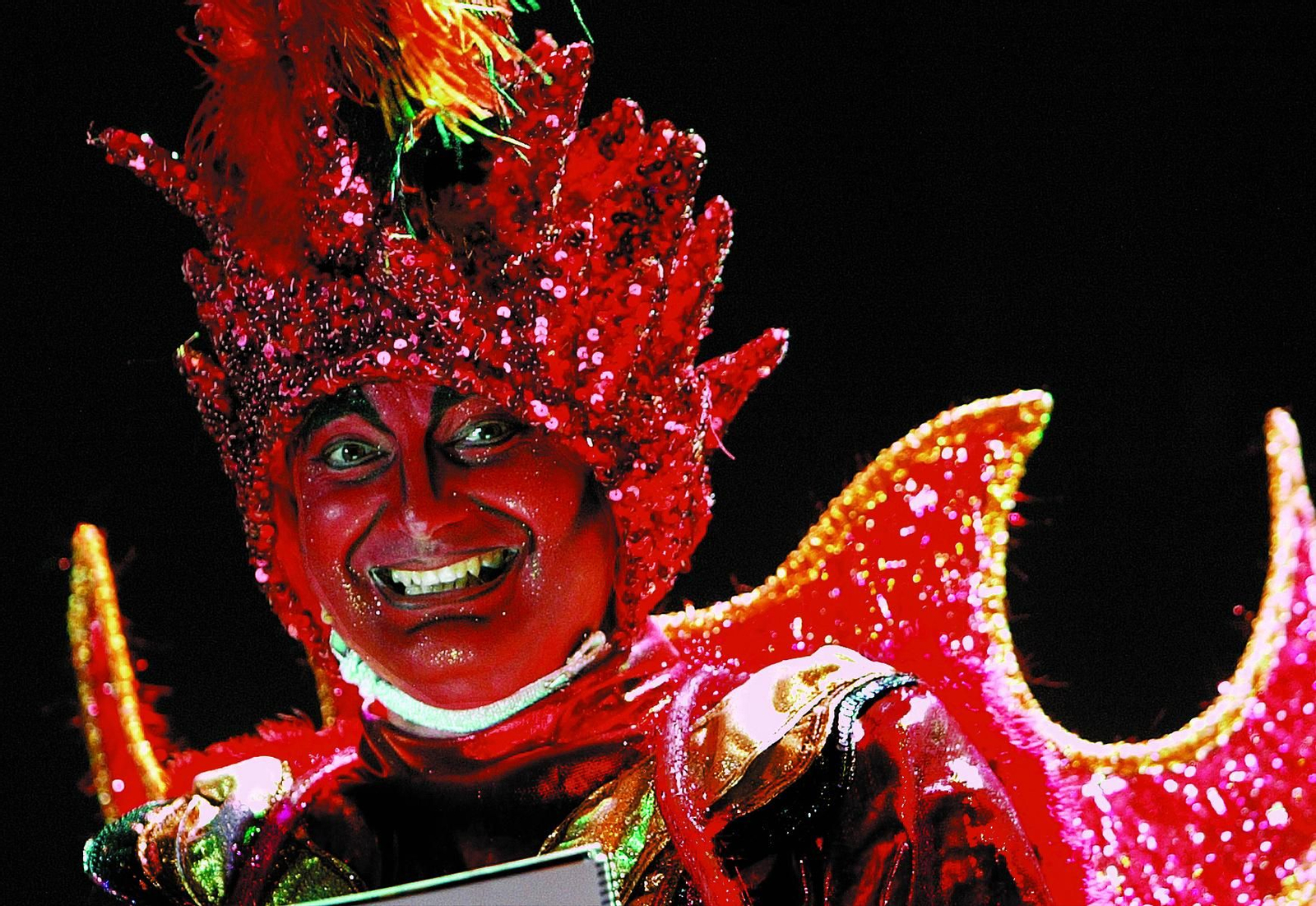 El Dios Momo, encarnado ese año por Juan Manuel Braza 'El Sheriff'.