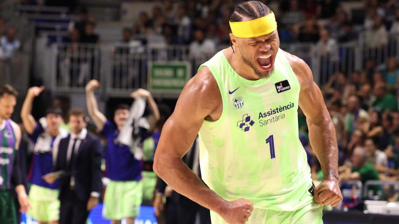 Las fotos del Unicaja-Barcelona, primer partido del play off de la Liga Endesa