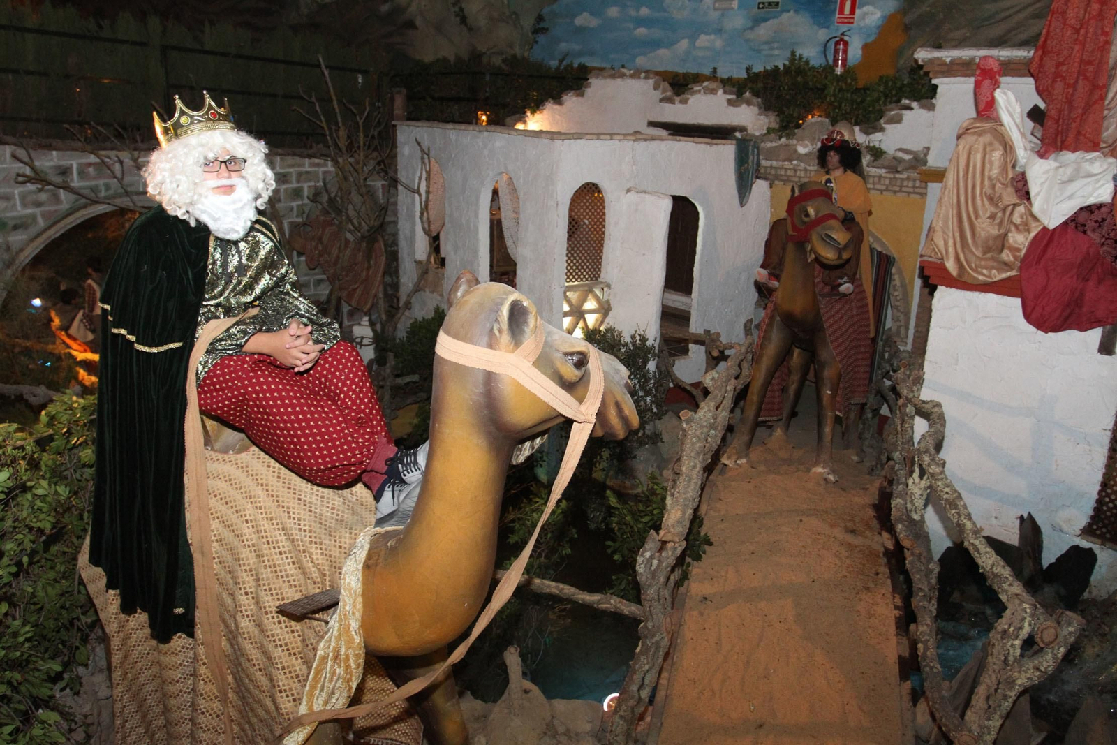 Imágenes de la inauguración del Belén viviente de Beas