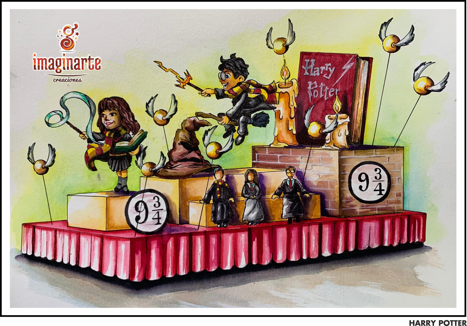 Los bocetos de las carrozas de la Cabalgata de Reyes de San Fernando