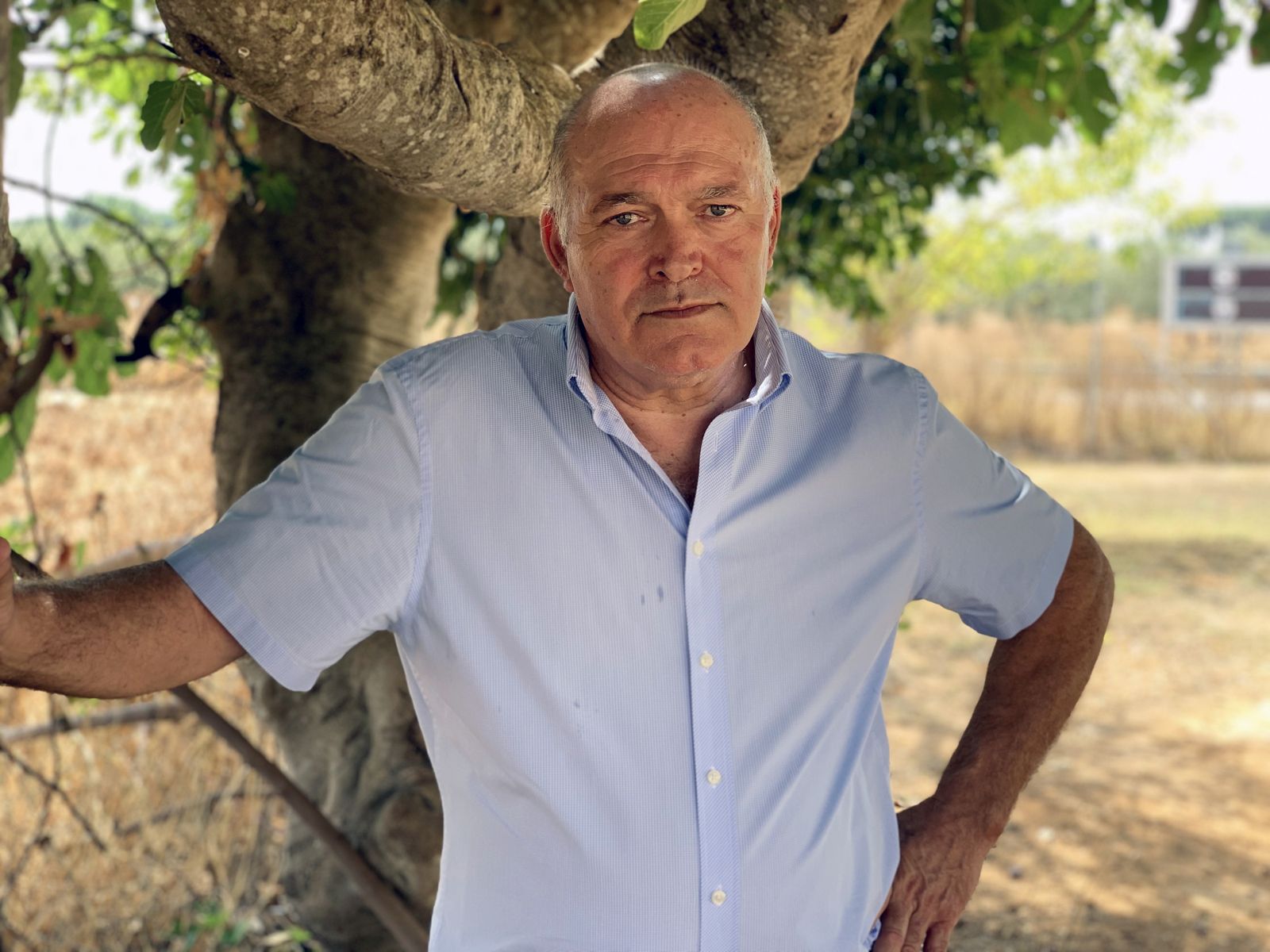 José Morales, padre de Maloma, este martes en Almensilla.