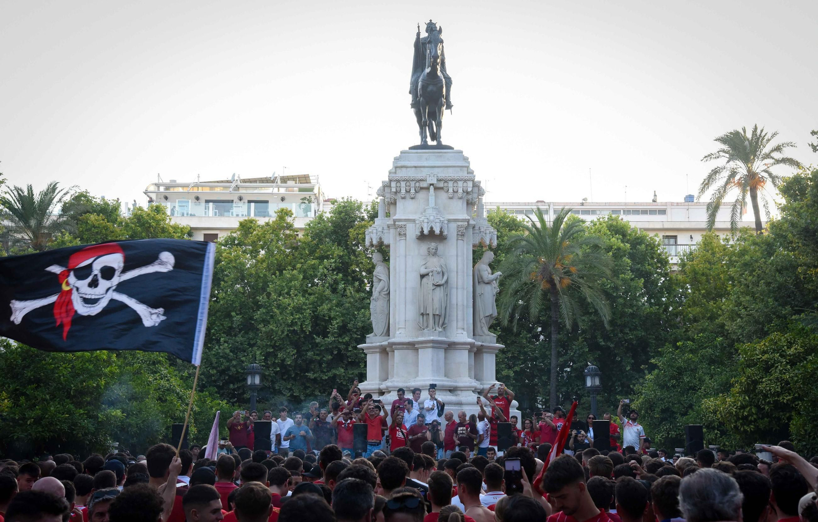 Manifestación del sevillismo contra la directiva del club
