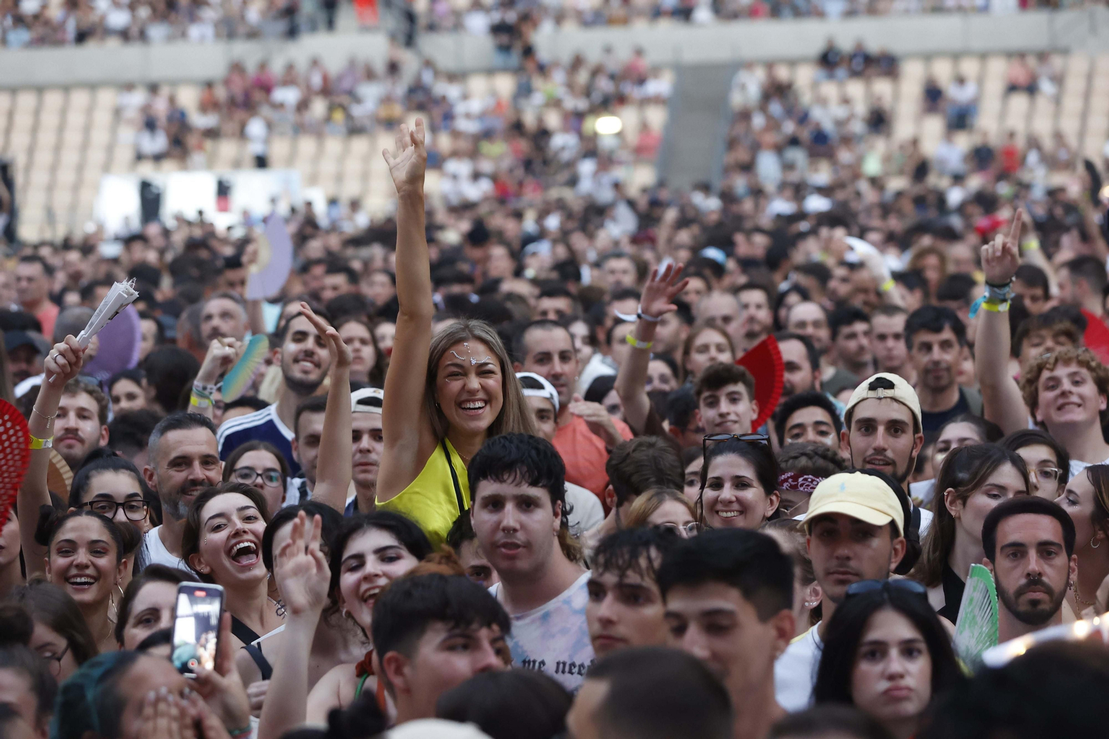 Las Imágenes del concierto de Rosalía