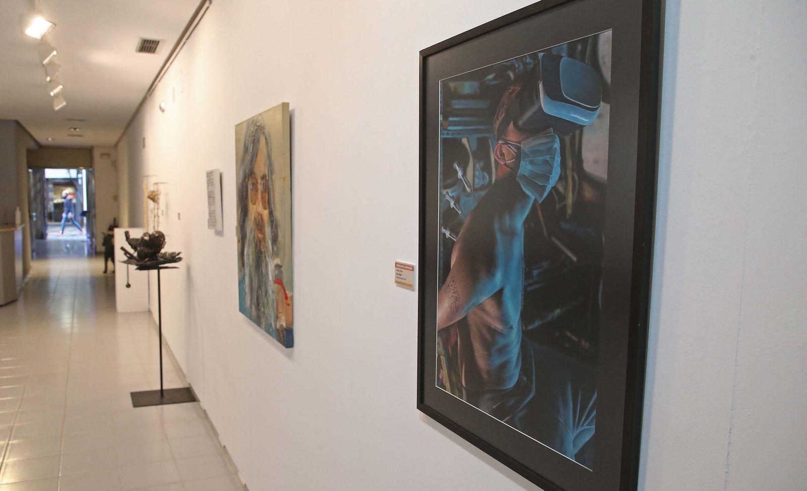 Fotos de la exposición colectiva 'Derechos Humanos' en Algeciras
