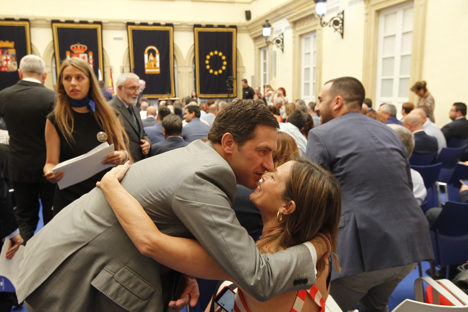 Pleno investidura Presidente Diputación de Almería. Javier Aureliano García