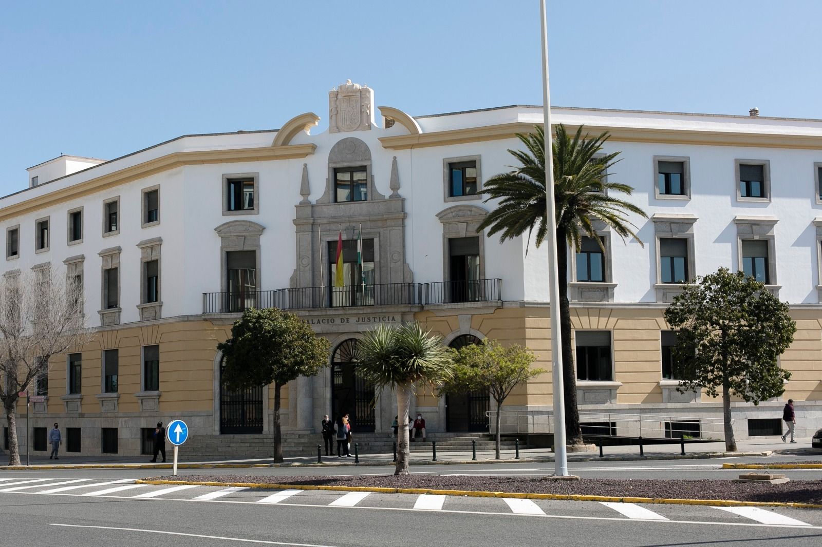 Palacio de Justicia de Cádiz, donde se celebró el juicio.