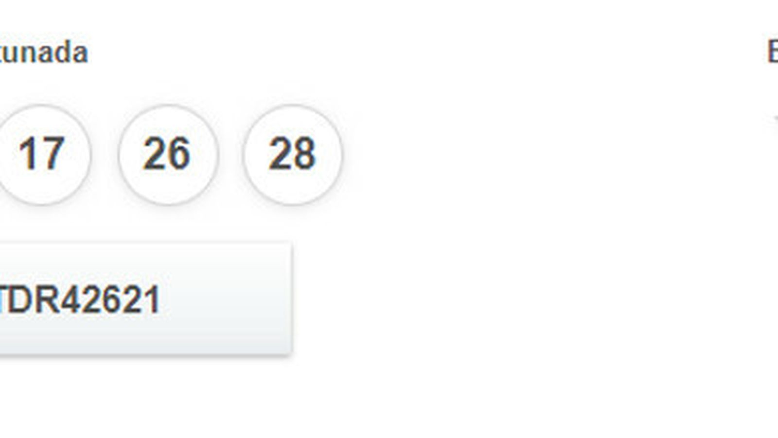 La combinación ganadora.