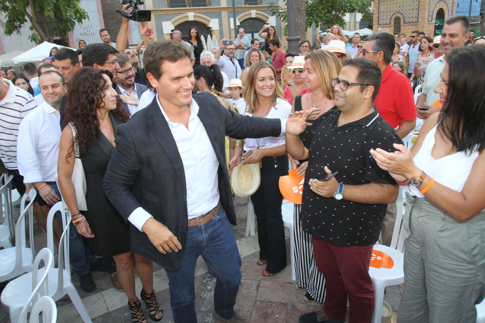 Encuentro Ciudadanos con Albert Rivera en la Plaza de Las Monjas