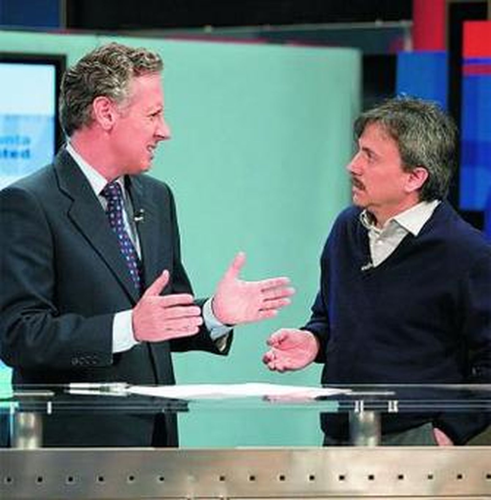 Lorenzo Milá conversa con José Mota en 'Ciudadano Kien'.