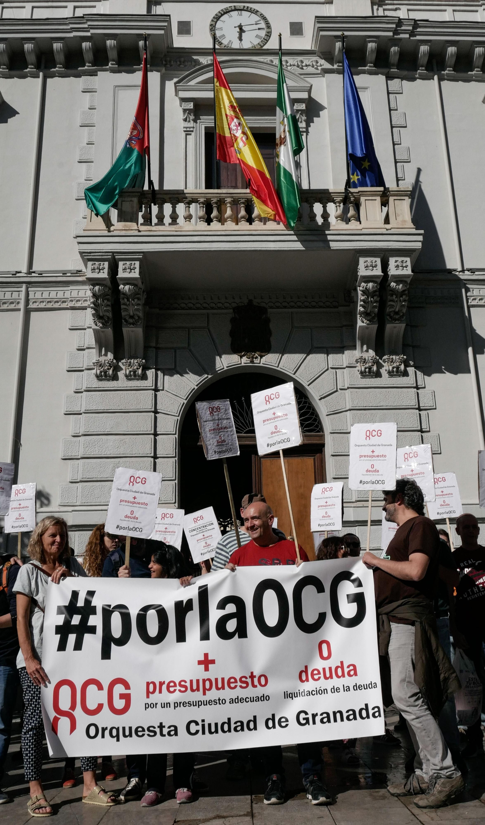 Imágenes de la protesta de la OGC Imágenes de la protesta de la OGC