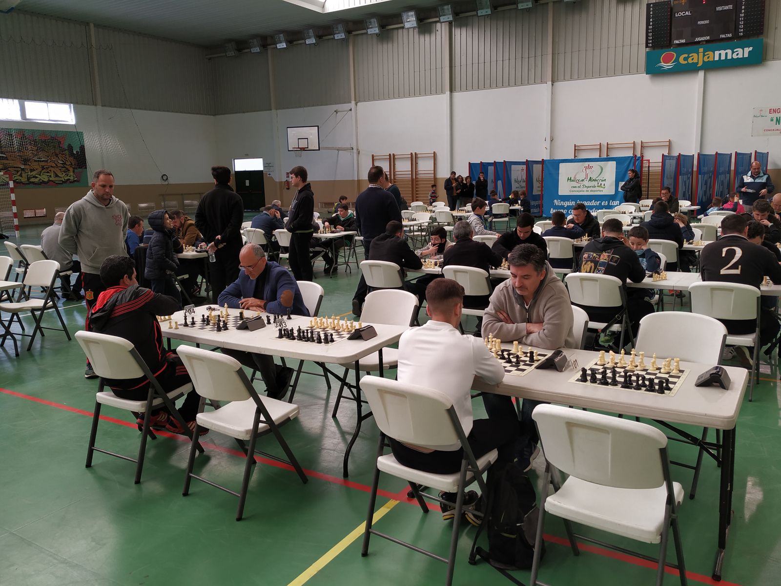 Un centenar de participantes en el primer Open de Ajedrez de Huércal
