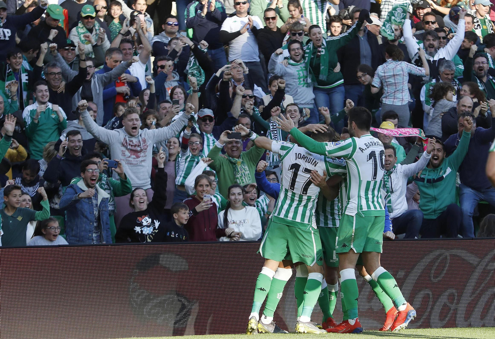 El Betis-Atlético de Madrid, en imágenes