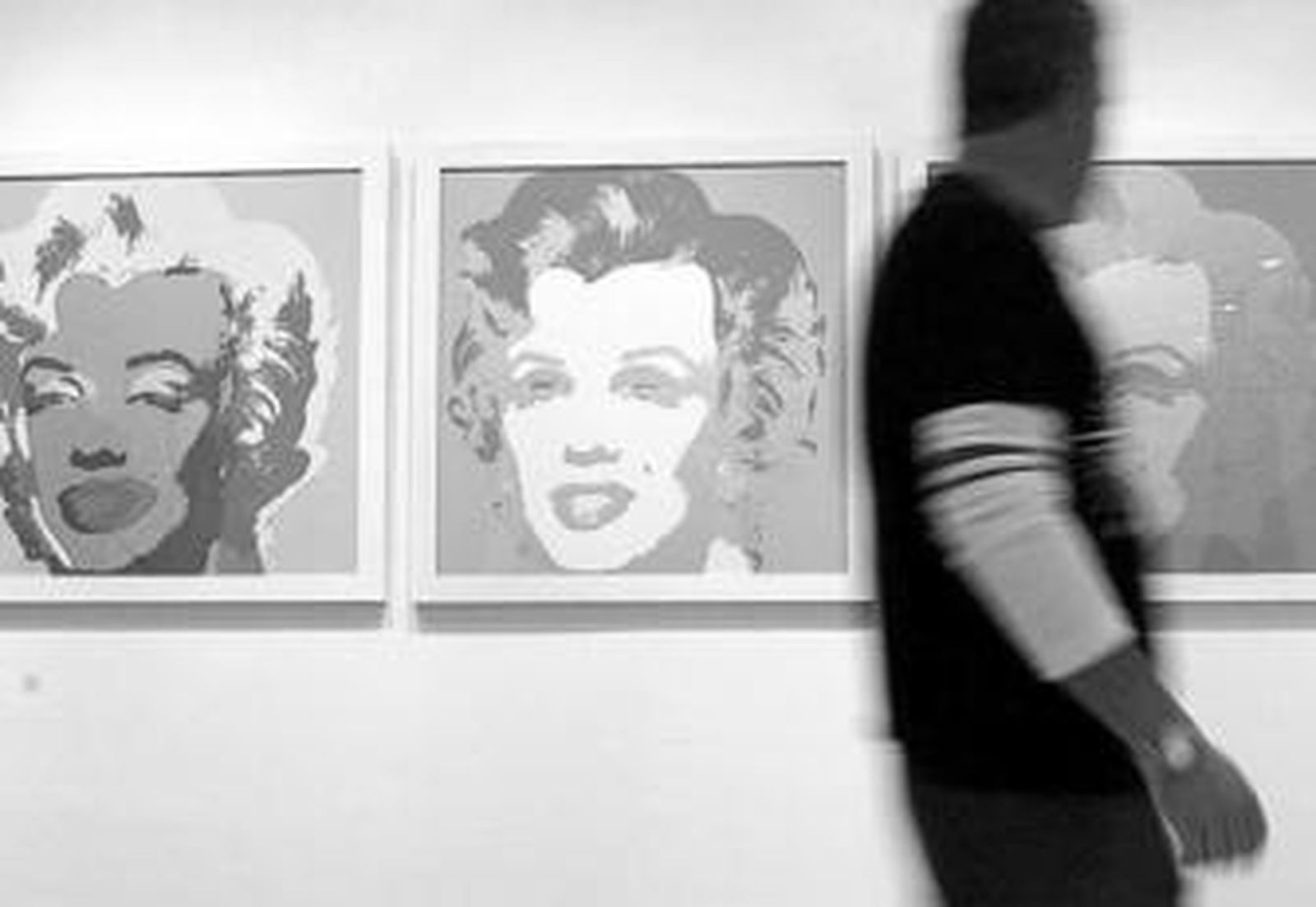 Retrato de Marylin realizado por Andy Warhol.