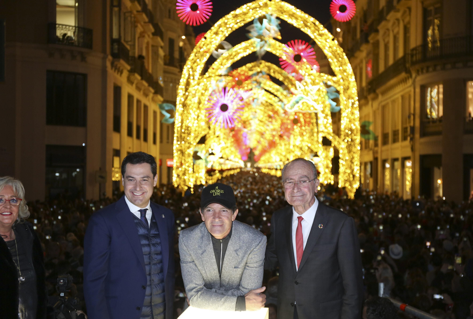 Las fotos de las luces de Navidad en Málaga Las fotos de las luces de Navidad en Málaga
