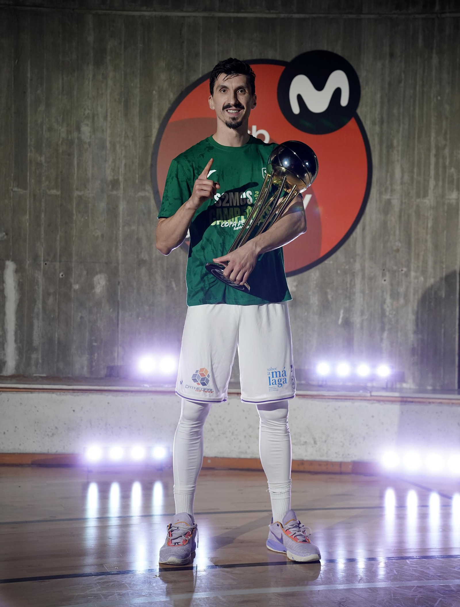 La sesión de fotos del Unicaja campeón