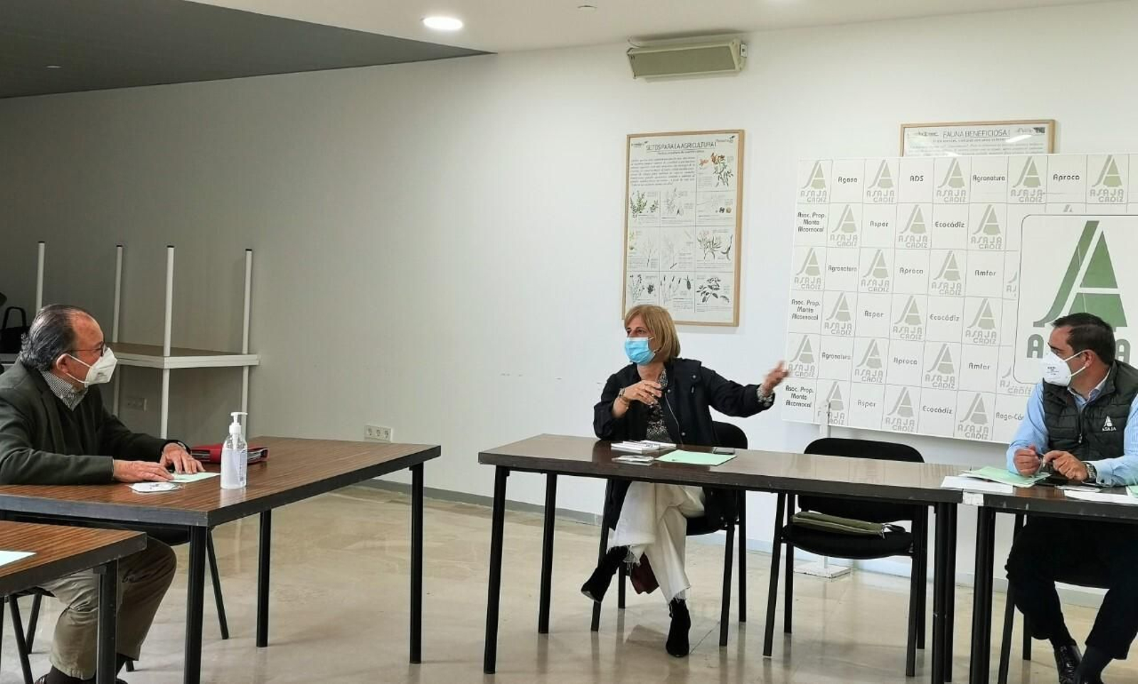 María José García-Pelayo, en su reunión con Asevi.