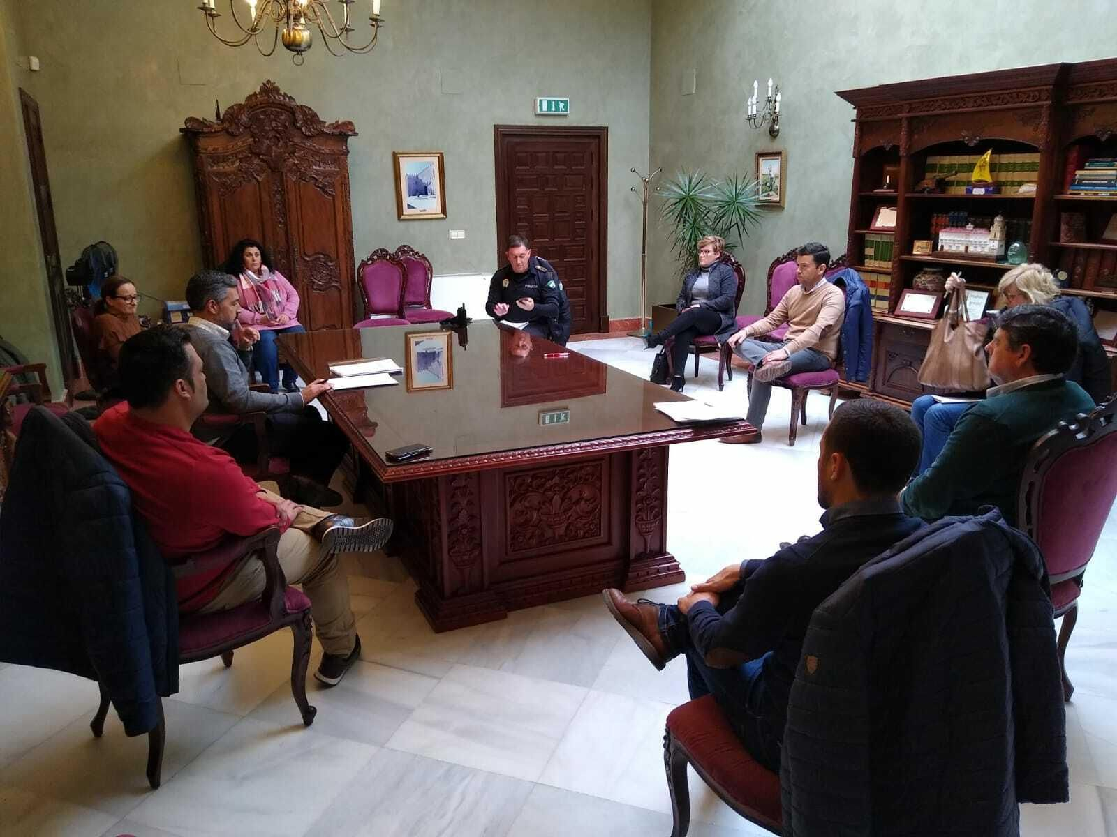 El Gobierno local de Rota ha celebrado hoy una reunión de seguimiento de la crisis del coronavirus.