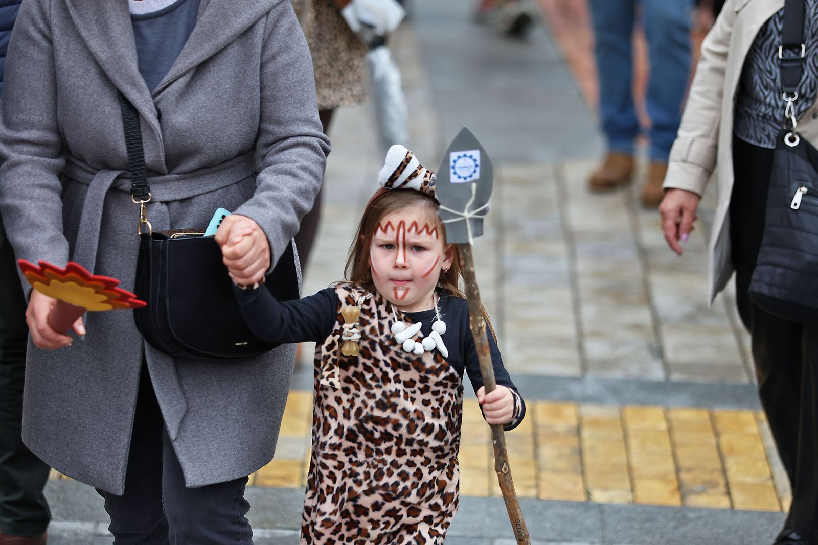 Imágenes del desfile “Un paseo por la historia”  de los niños del colegio Funcadia de Huelva