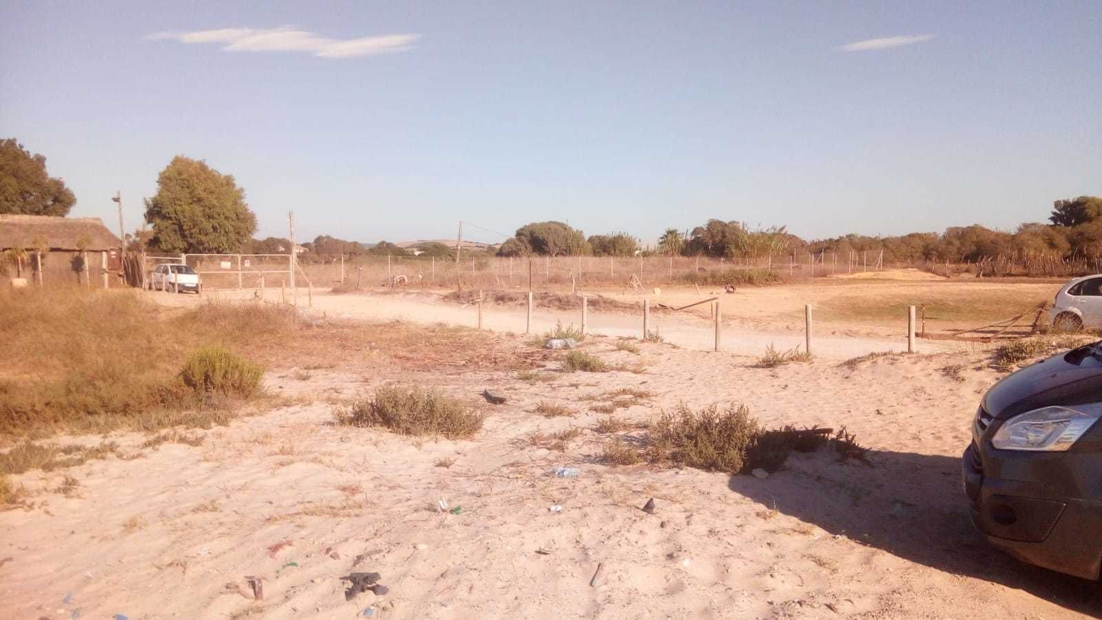 Vista parcial de la parcela de El Palmar en la que se construirá el hotel
