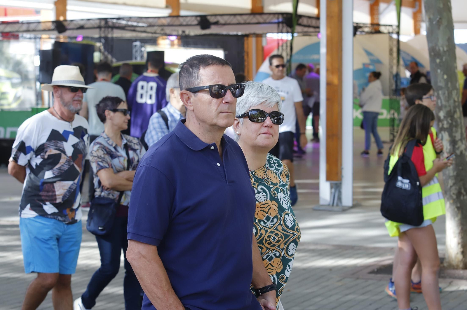 Imágenes de la Vuelta Ciclista a España en su salida desde Aracena en la 17ª etapa
