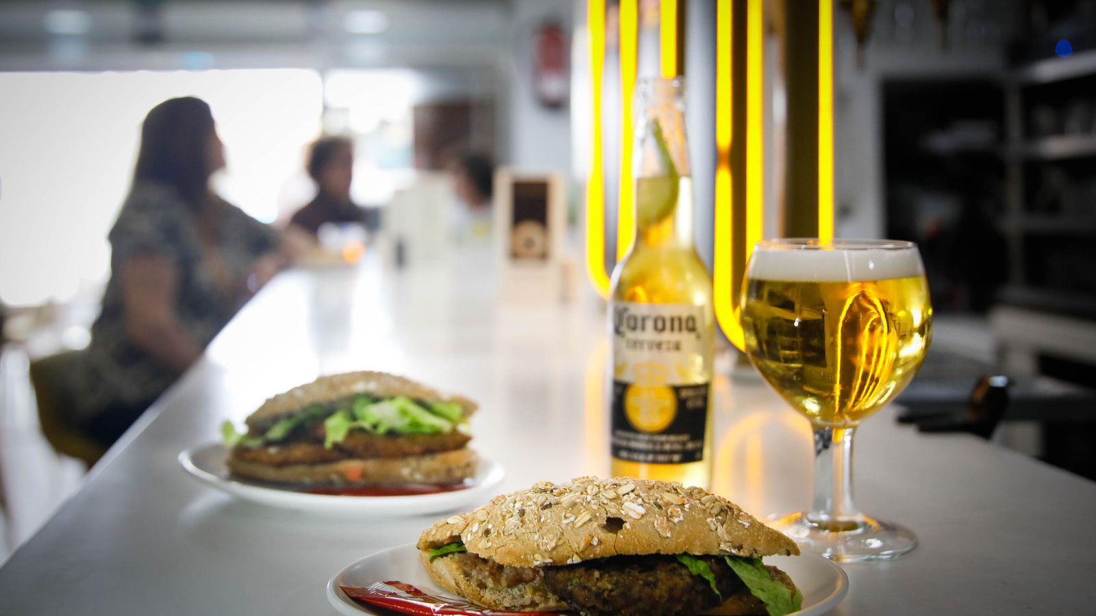 Tapas vegetarianas del 'Robles'.