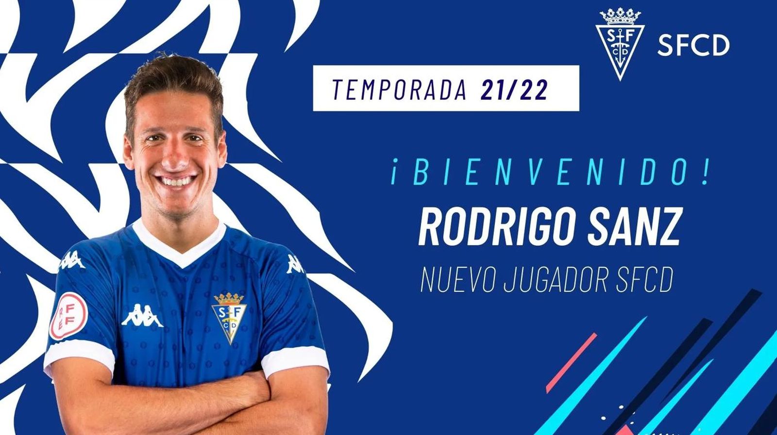 Rodrigo Sanz, quinto refuerzo invernal de los azulinos.