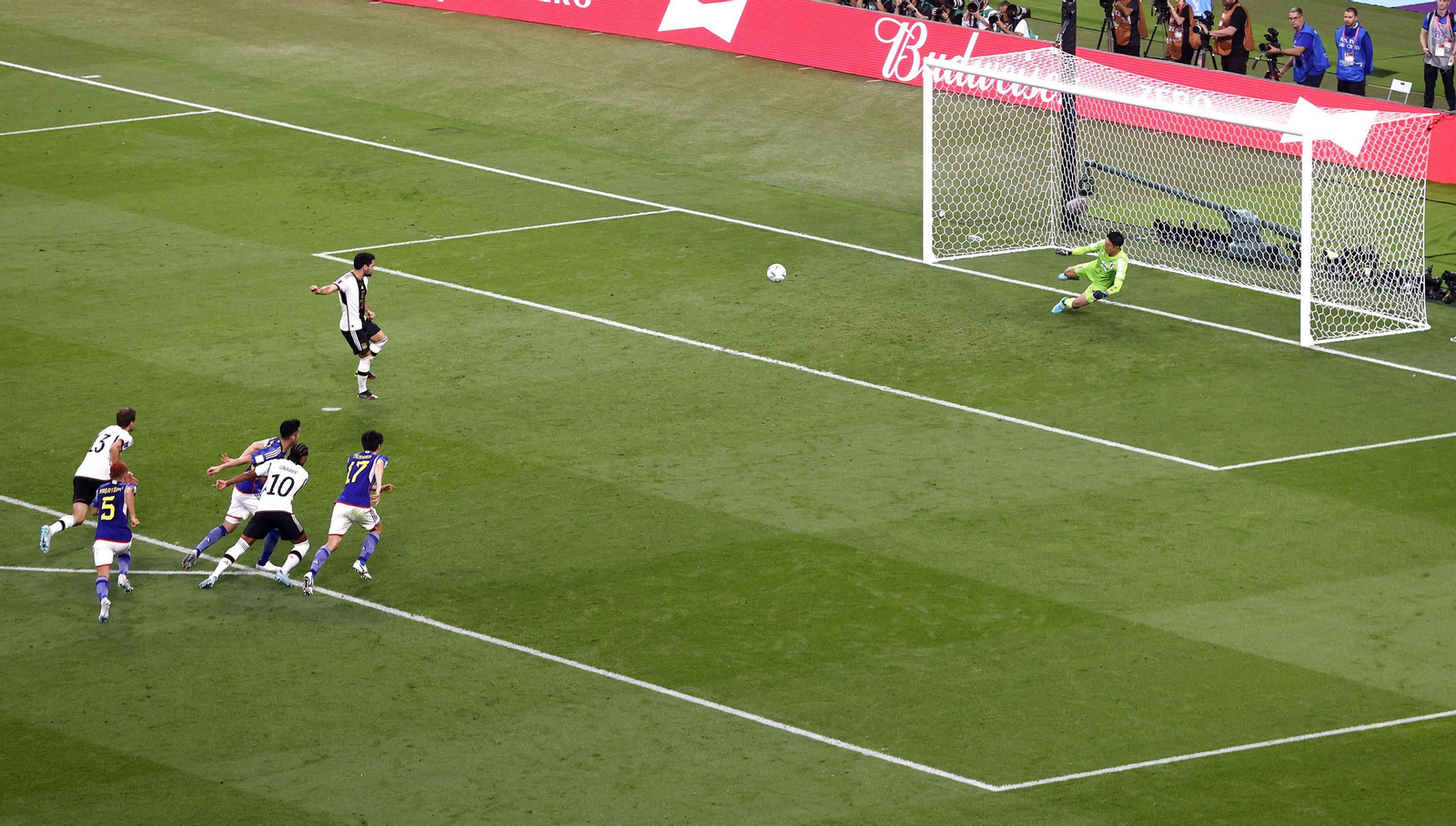 Las imágenes del Alemania - Japón en el Mundial de Qatar