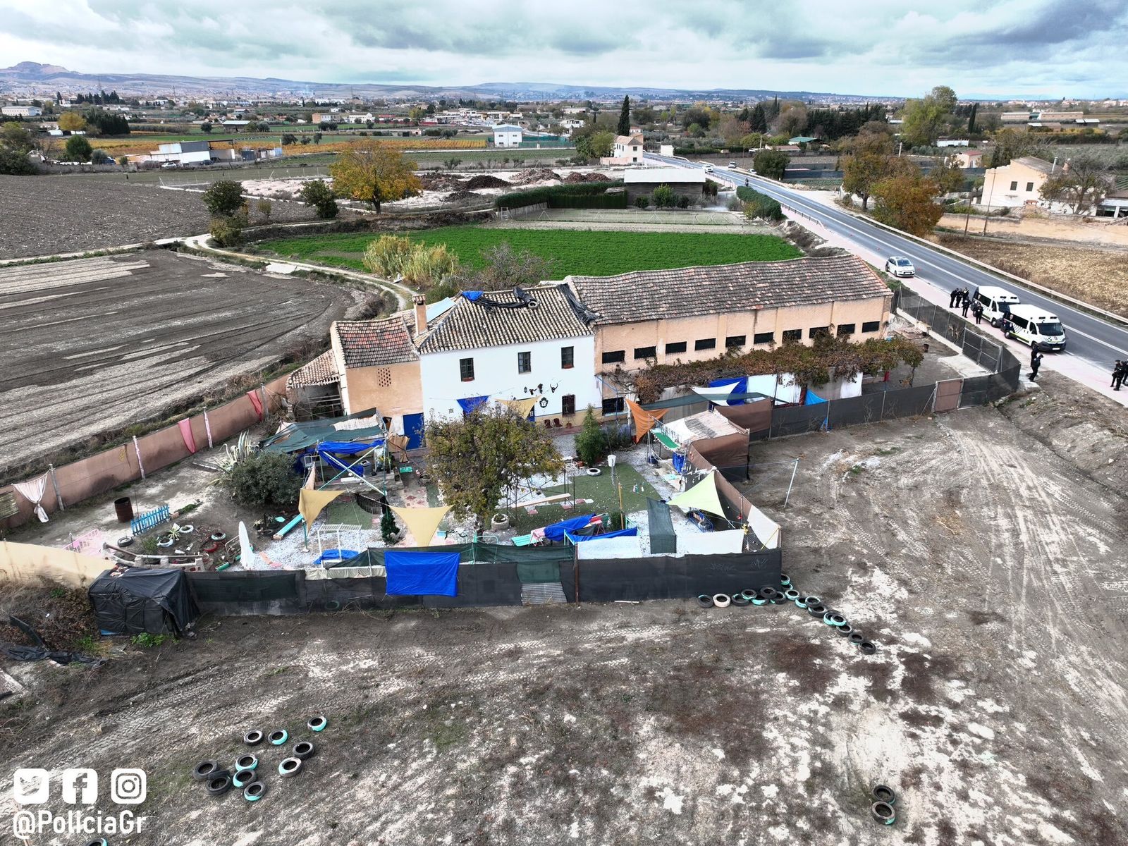 La Policía Local Granada pasa la noche en vela para evitar una rave