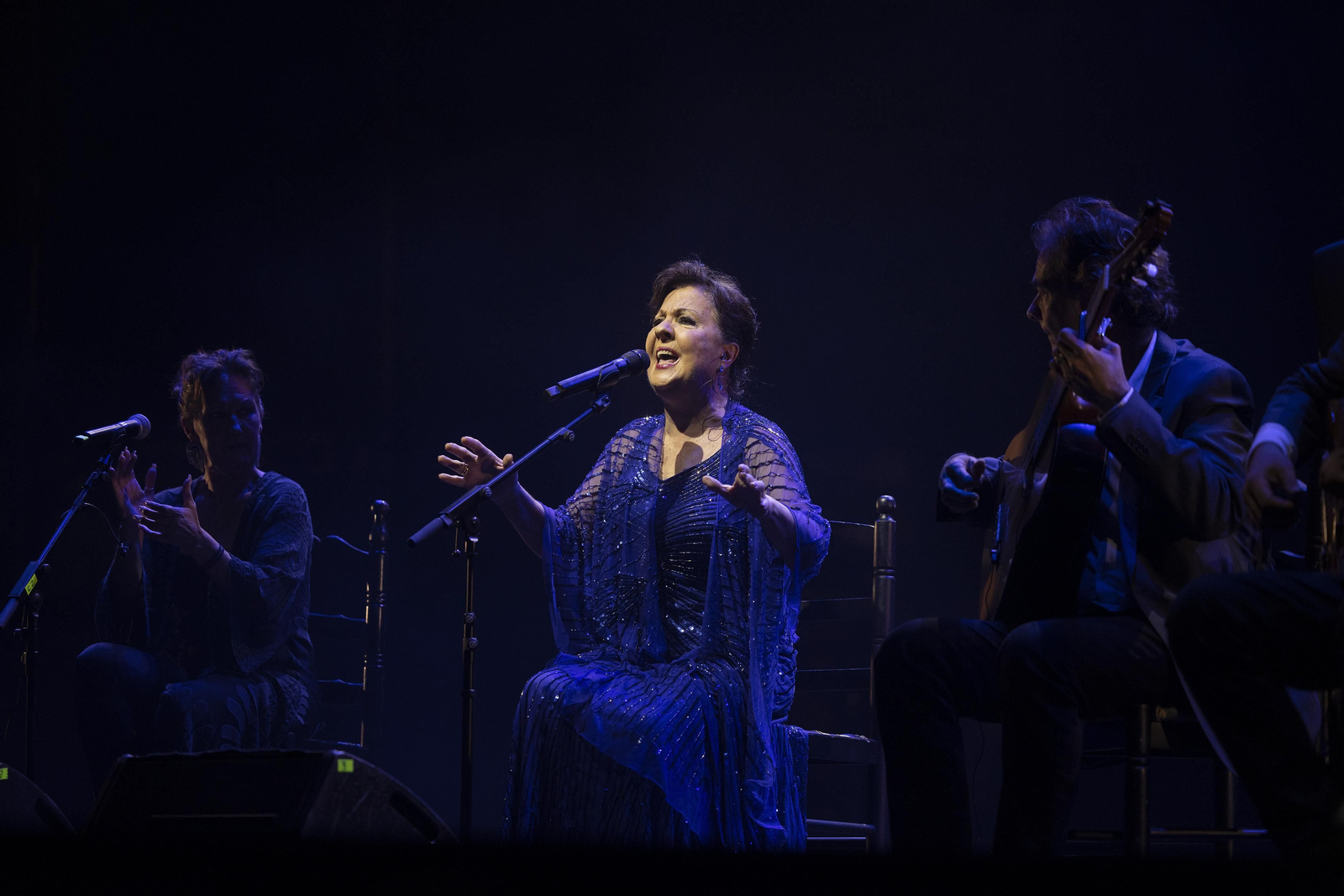 Famosos y artistas en la alfombra roja de la gala del flamenco en los 'Santalucía Universal Music Week'