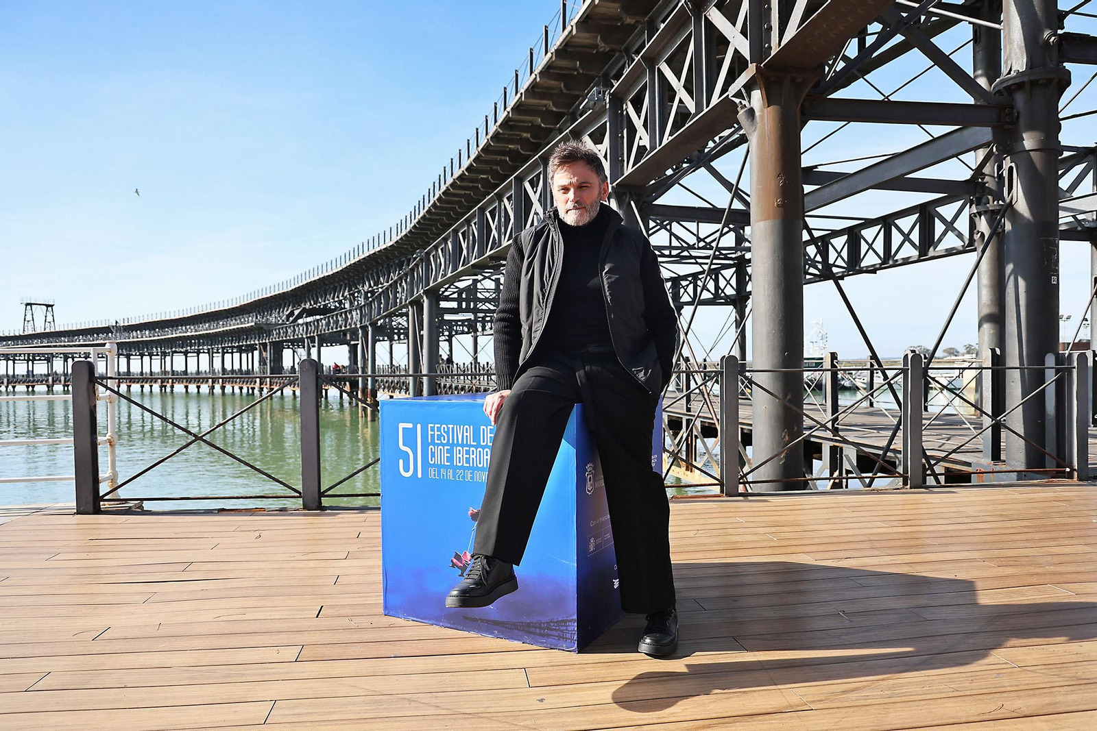 Imágenes de la sesión de fotos con el actor Fernando Tejero para el Festival de Cine Iberoamericano de Huelva