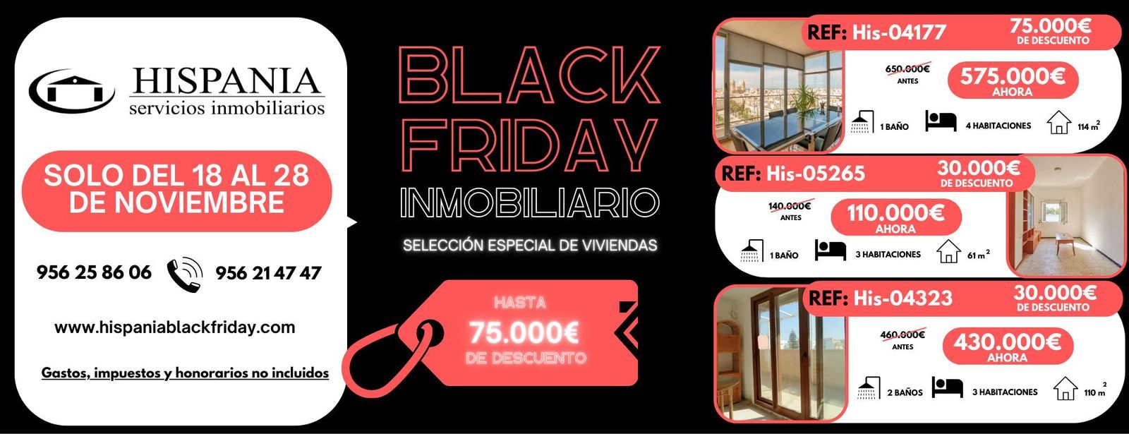 El Black Friday inmobiliario llega a Cádiz
