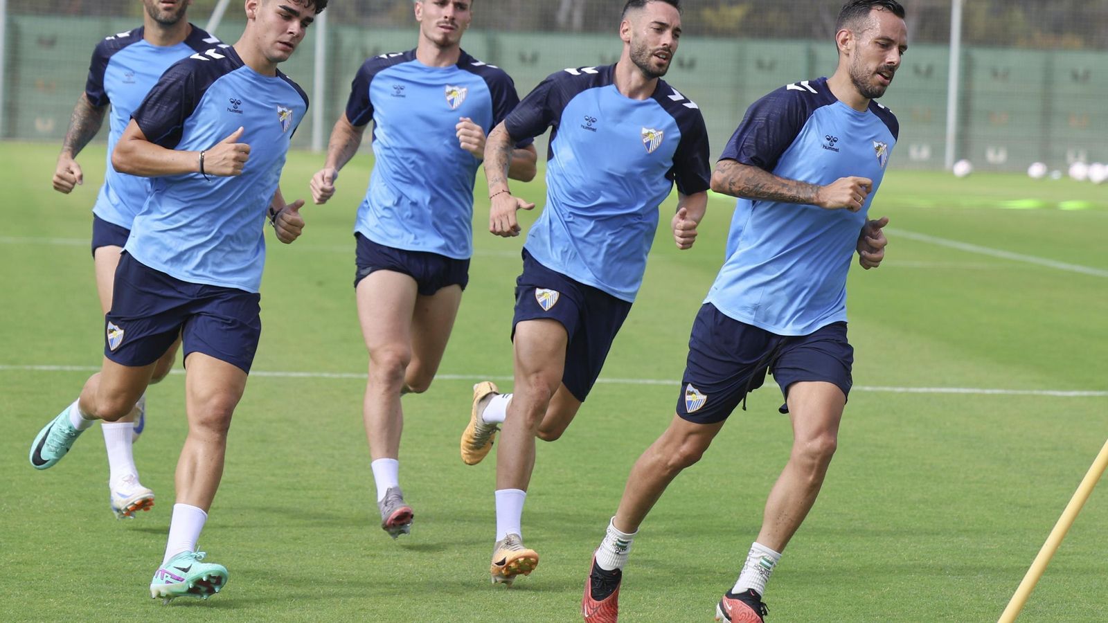 El Málaga CF prueba la Ciudad Deportiva de Arraijanal