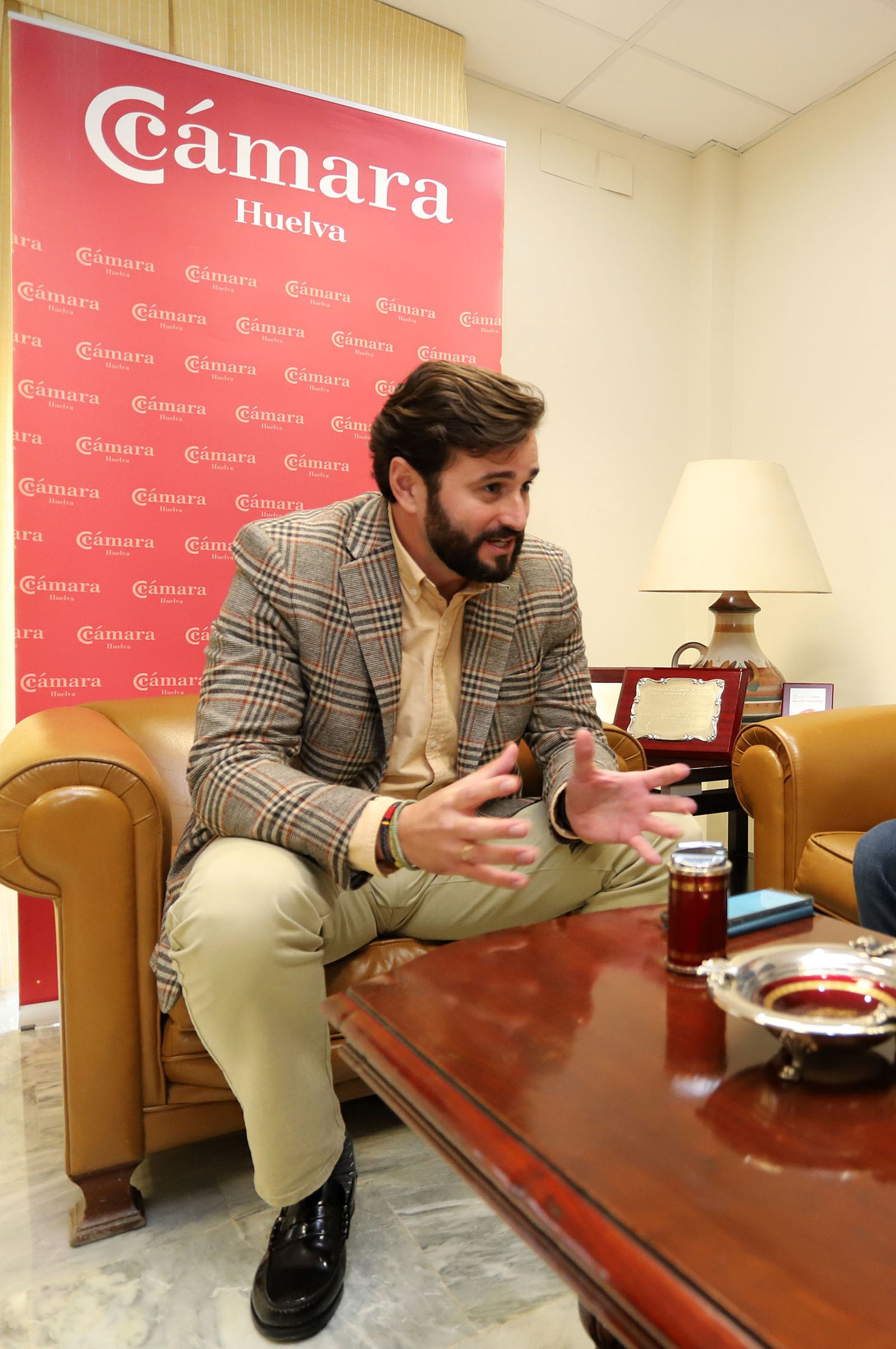 Daniel Toscano, presidente de la Cámara de Comercio de Huelva.