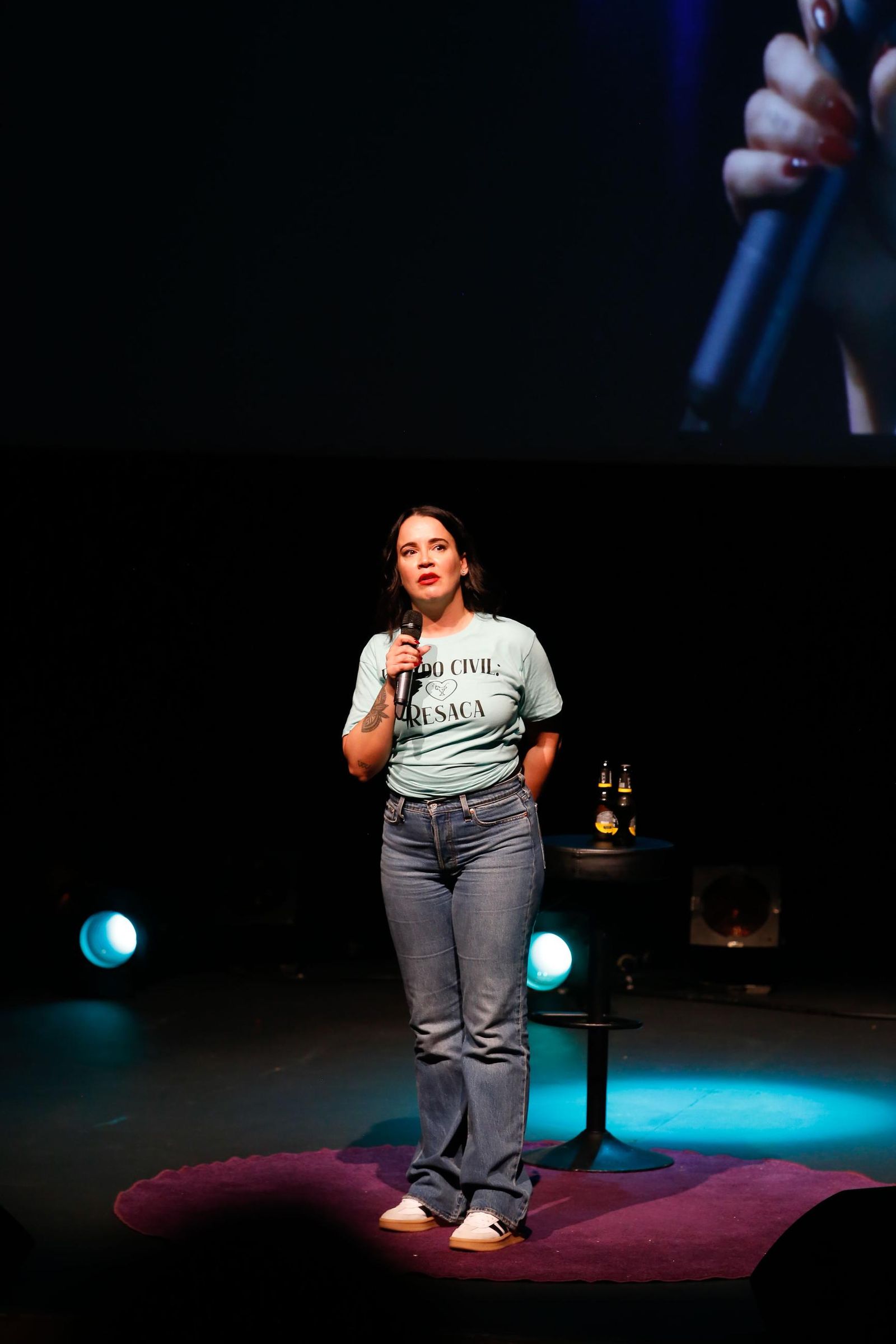 Fotografías del monólogo de Martita de Graná en La Línea