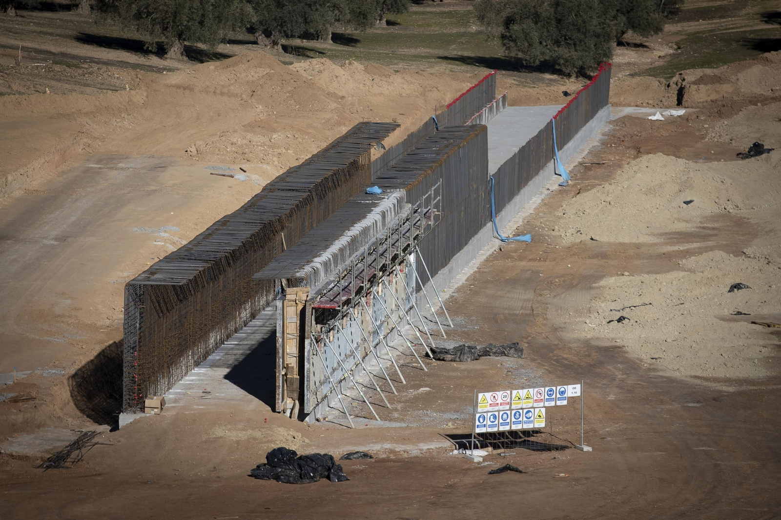 Así están las obras del tramo de Riofrío de la Variante de Loja después de nueve meses en obras
