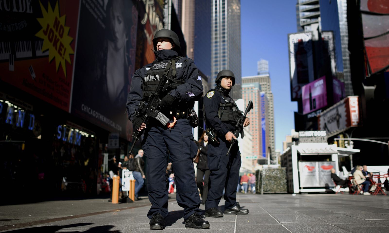 Dos agentes de Policía de Nueva York, en una imagen de archivo.