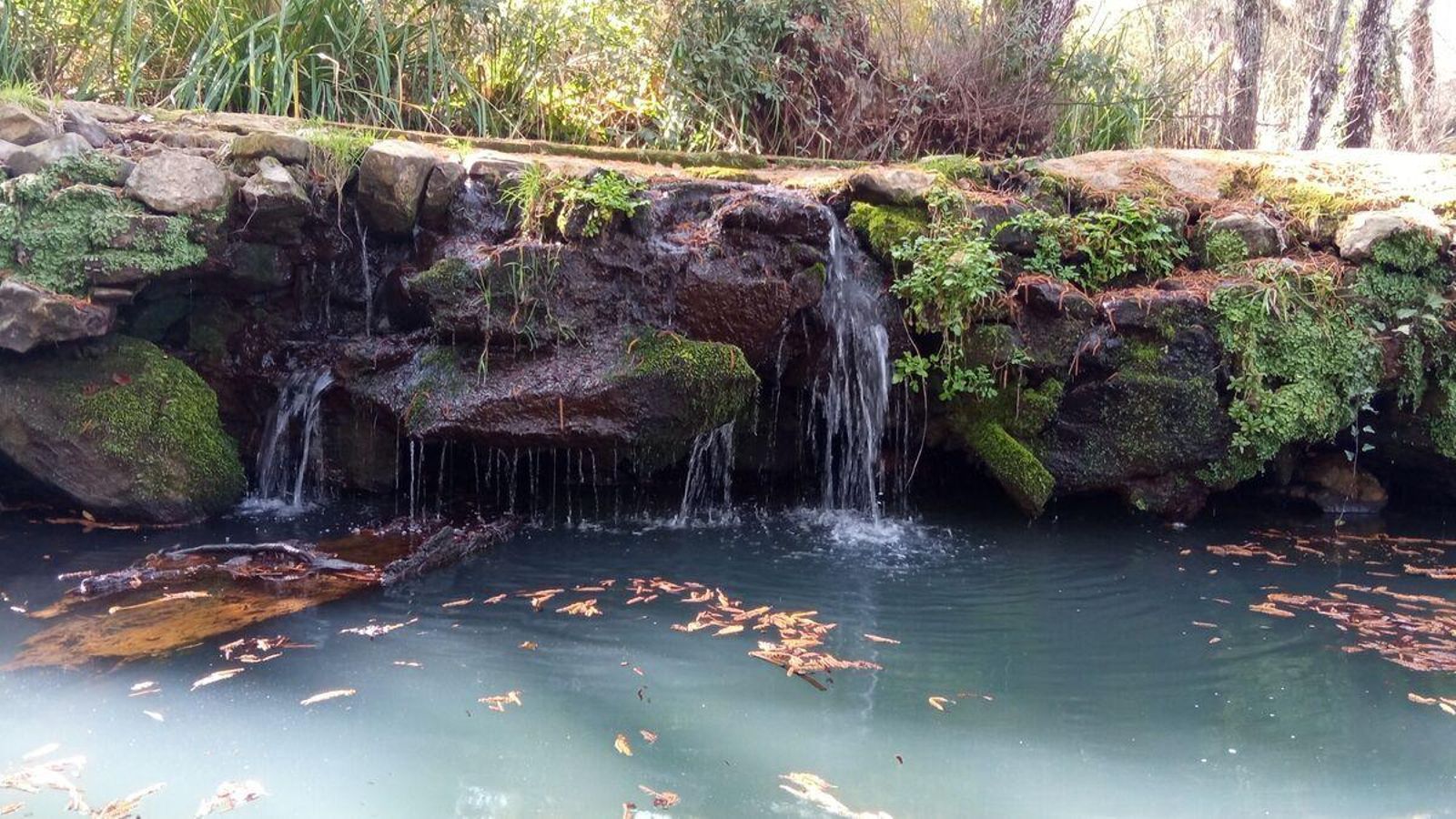 Una de las caídas en el Puente de la Rivera de Santa Ana