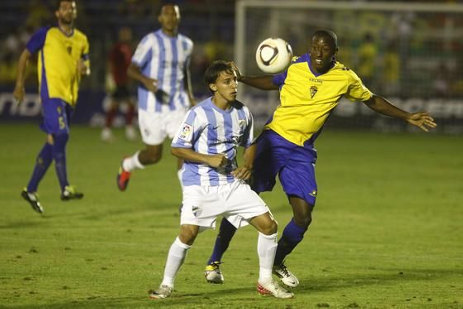 Buonanotte fue el más peligroso del Málaga en el primer periodo.

Foto: Jesus Marin