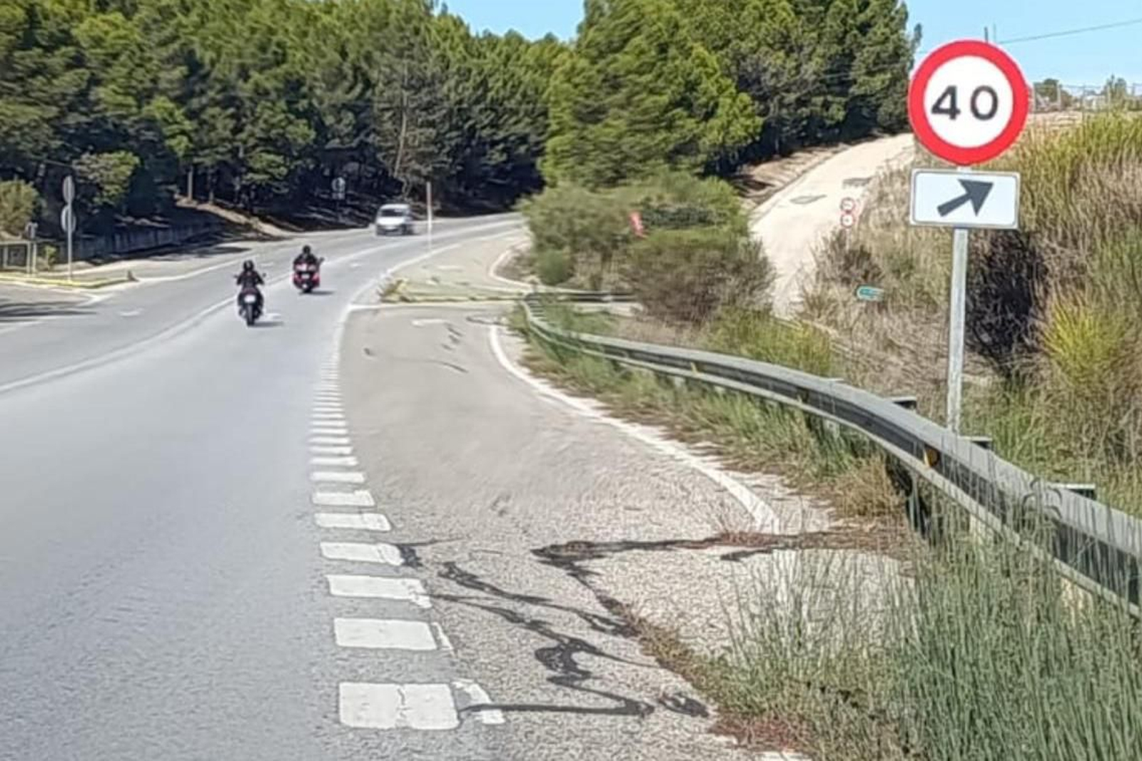 Nudo de Navares y Tejares.