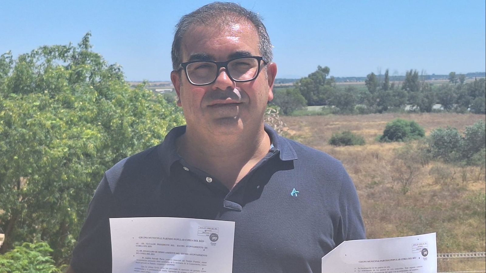 El portavoz popular, Andrés Parrado.