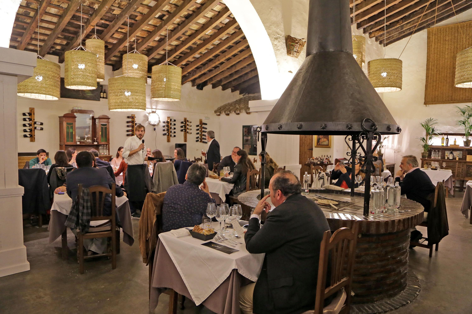 El restaurante 'La Carboná' durante un anterior evento gastronómico.