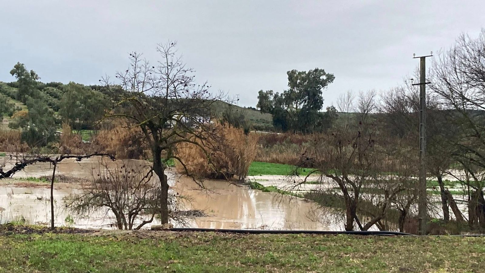 La crecida del río Cabra.