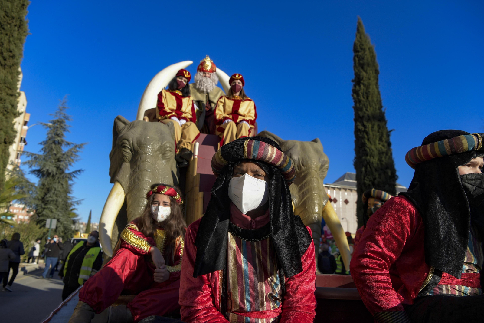 Fotos de la cabalgata de Reyes Magos de Granada 2022
