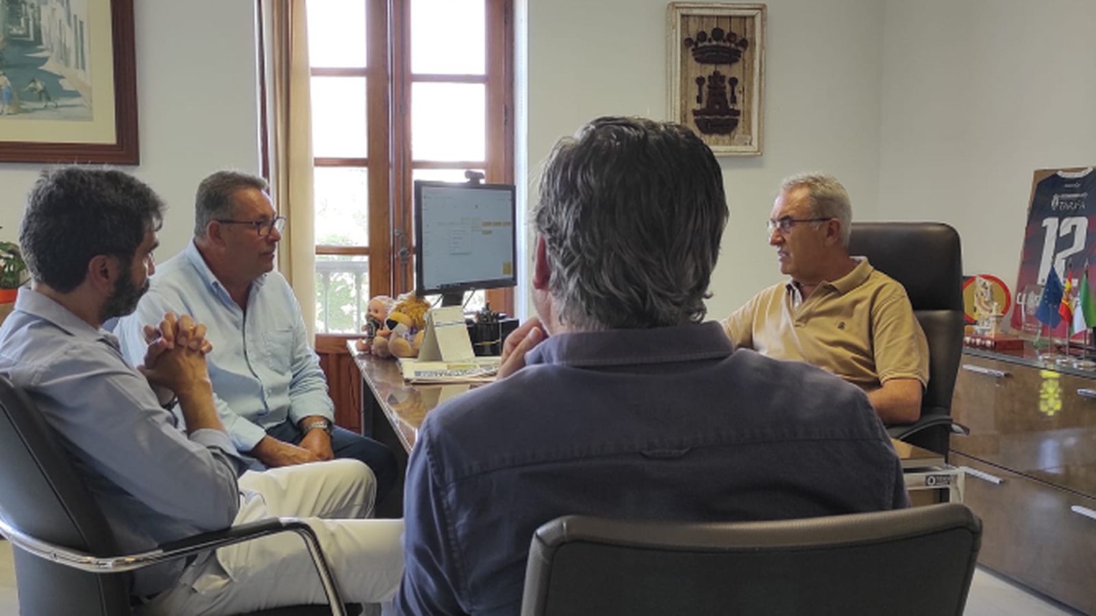 La reunión para finalizar la iglesia de La Zarzuela.