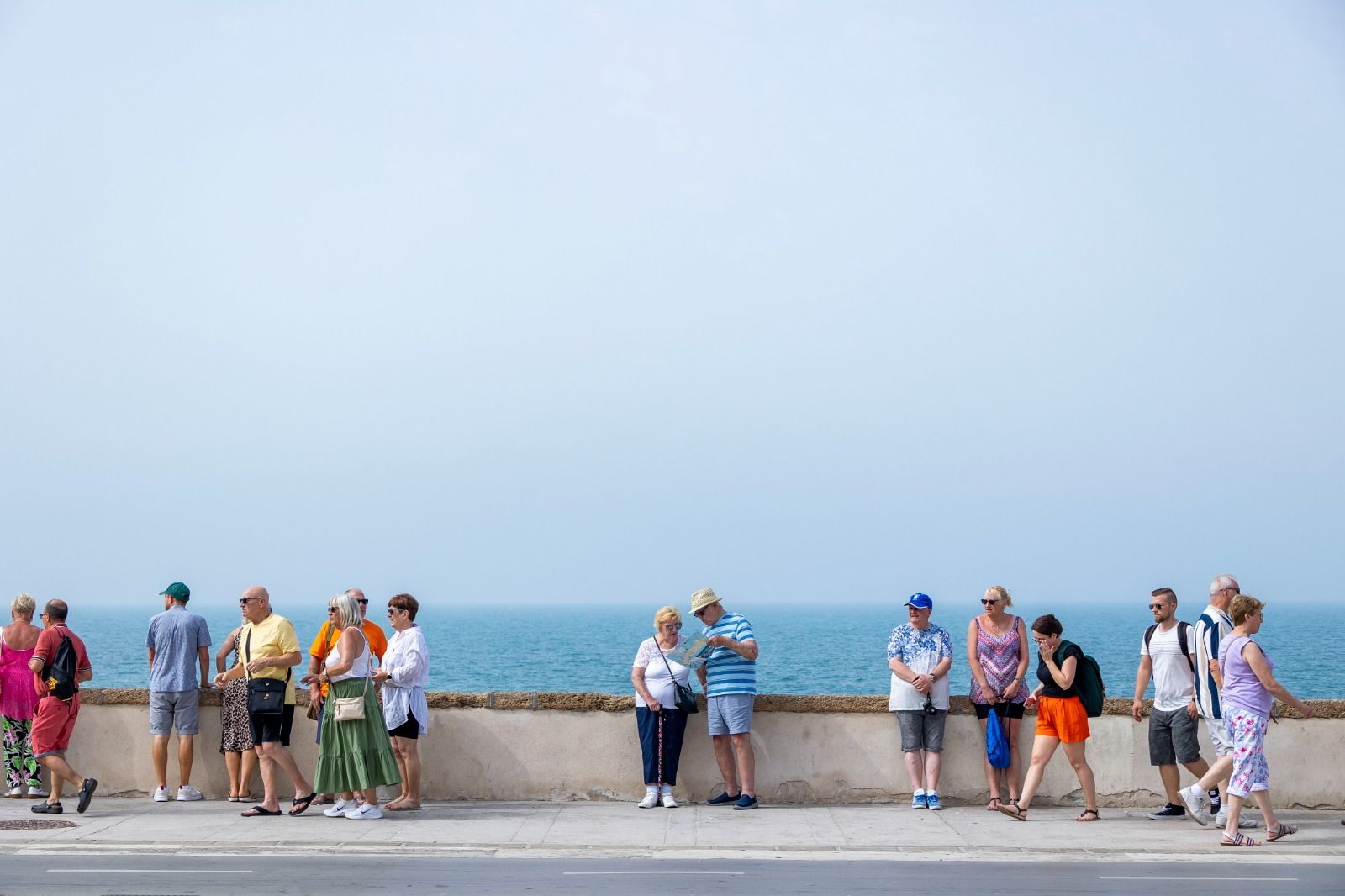Las imágenes de la ola de calor en Cádiz